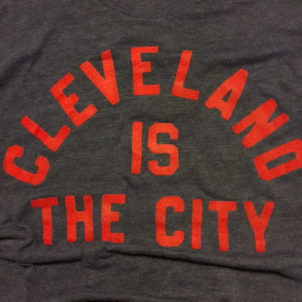Homage Cleveland Is The City T-shirt Small